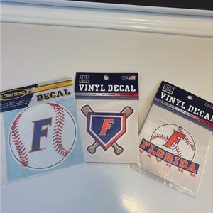 Vinyl Decal Set - Orange and Blue
